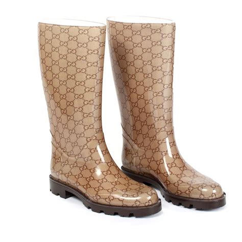 gucci wellington boots|gucci platform boots.